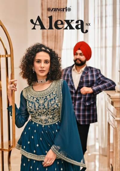 Alexa Nx By Zaveri Designer Partywear Readymade Dress Collection